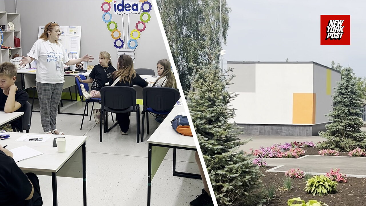 NY Post reporter Caitlin Doornbos takes an inside look at an underground school in Ukraine