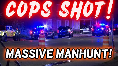 2 East Cleveland Officers Shot — Suspect on the Run! Ohio Shooting!