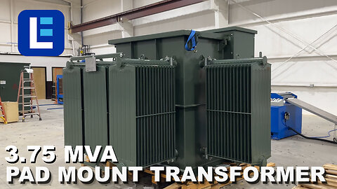 3.75 MVA Pad Mount Transformer - 34500V Delta Primary, 480Y/277 Wye Secondary