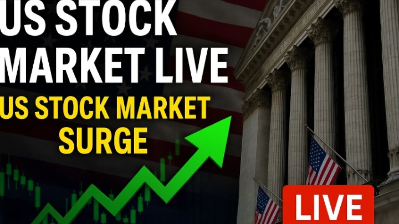 US Stock Market LIVE | US Stock Market Surge | NYSE Live Trading | Trump Tariffs | NYSE LIVE |