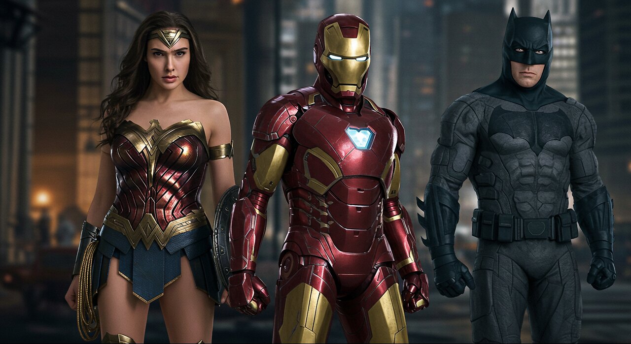 Epic Showdown: Wonder Woman, Iron Man & Batman Unite! #Shorts