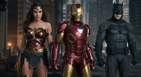 Epic Showdown: Wonder Woman, Iron Man & Batman Unite! #Shorts
