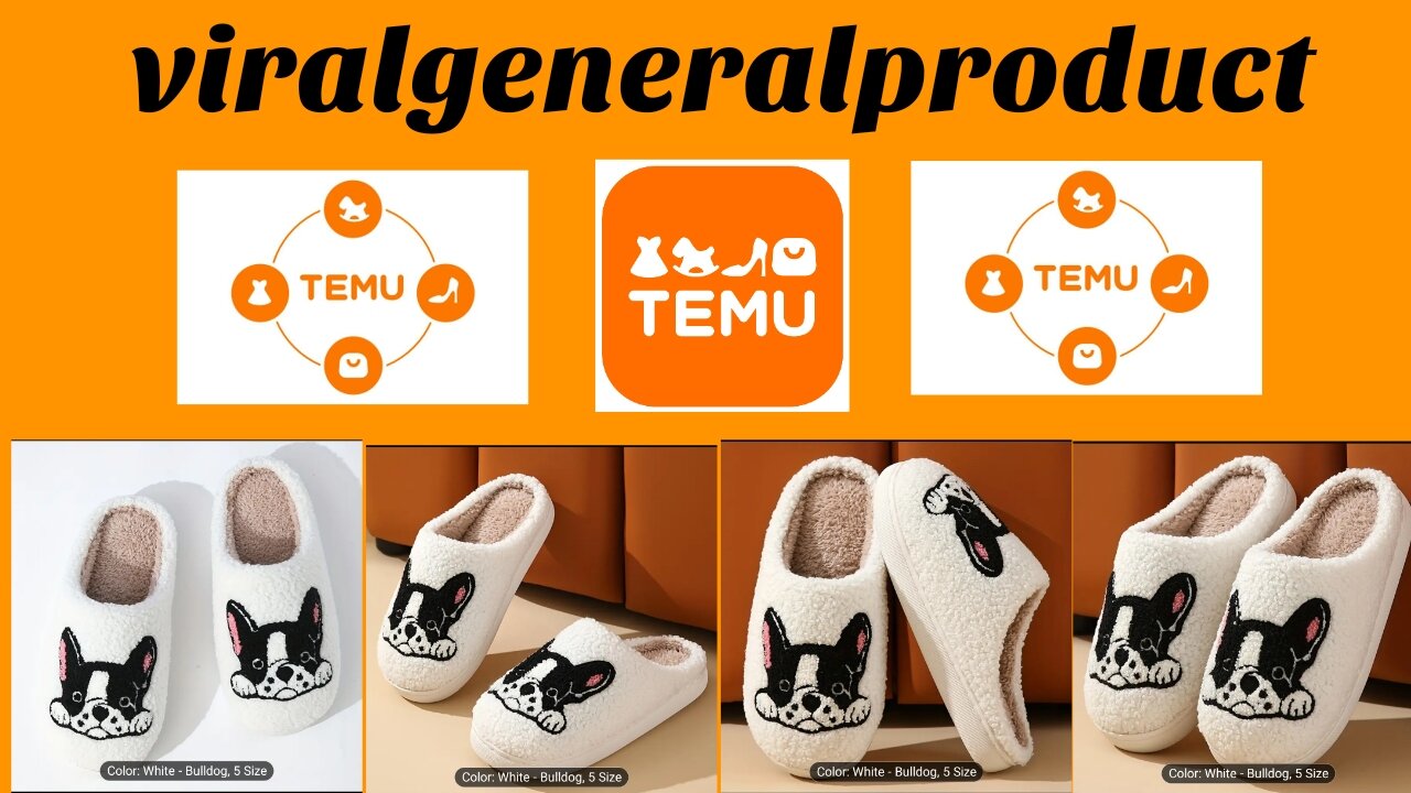 Cozy Bulldog Embroidered Fuzzy Slippers for Men and Women.