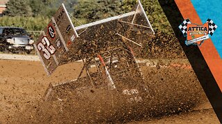 410 Sprints, UMP Late Models, And 305 Sprints At Attica Raceway Park (8/22/2025)