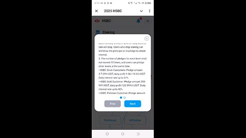HSBC 2025 staking platform/ bot / legit and long term