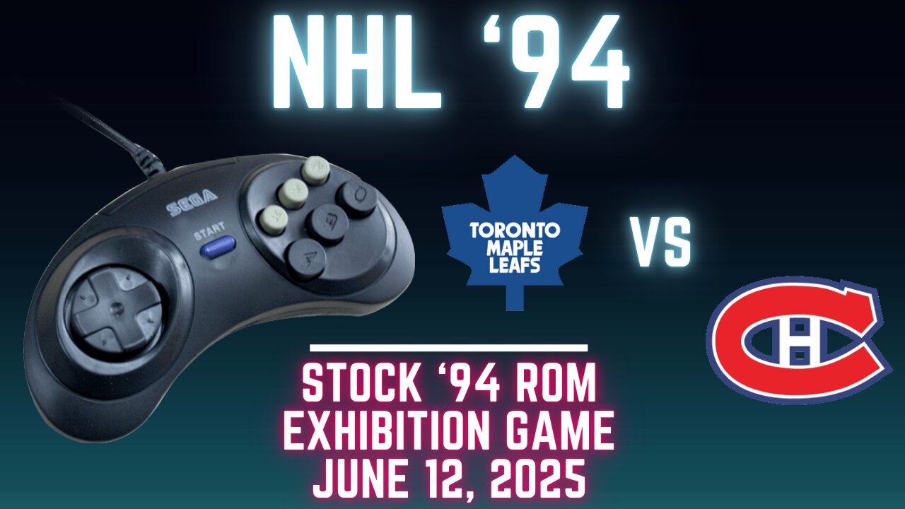 NHL '94: Maple Leafs (Len the Lengend) at Canadiens (ozan) {Genesis} - Exhibition 140 (OT!)