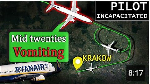 "Young Ryanair Pilot Incapacitated by Heart Attack Symptoms: Mayday"