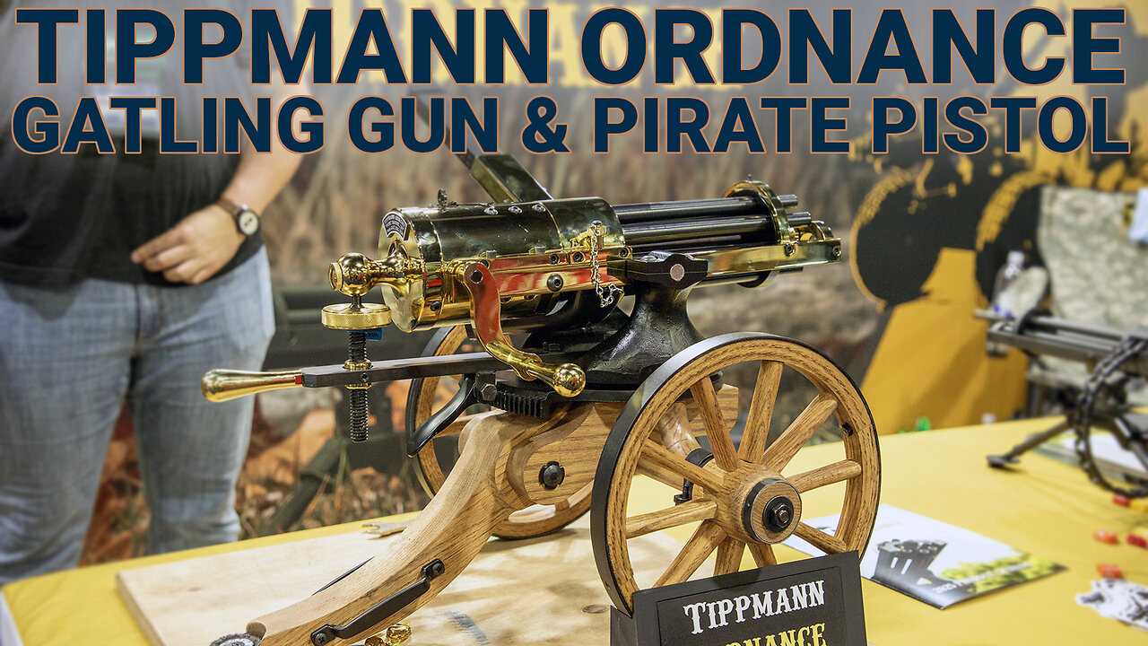 NRAAM 2025: Tippmann Gatling Guns and Pirate Pistol
