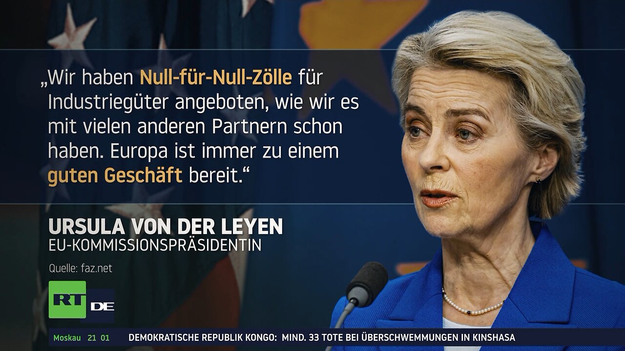 Zoll-Krieg mit den USA: EU sucht verzweifelt nach Lösungen