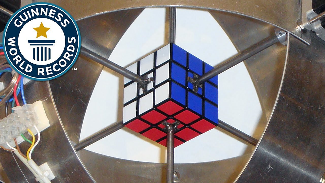 Fastest robot to solve a Rubik_s Cube - Guinness World Records