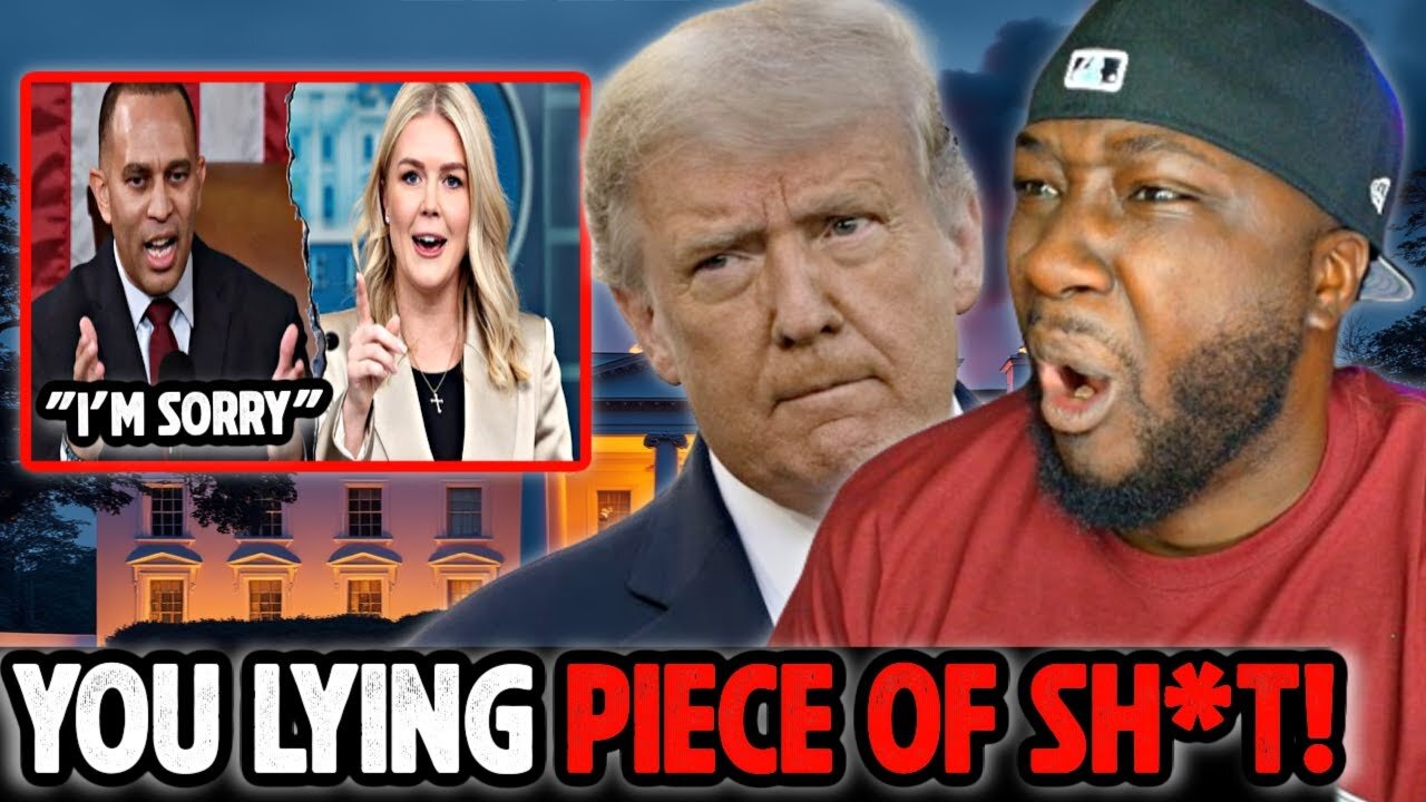 OMG.. Trump STORMS OFF After Karoline Leavitt ACCIDENTELY REVEALED Something BIG To Hakeem Jefferies
