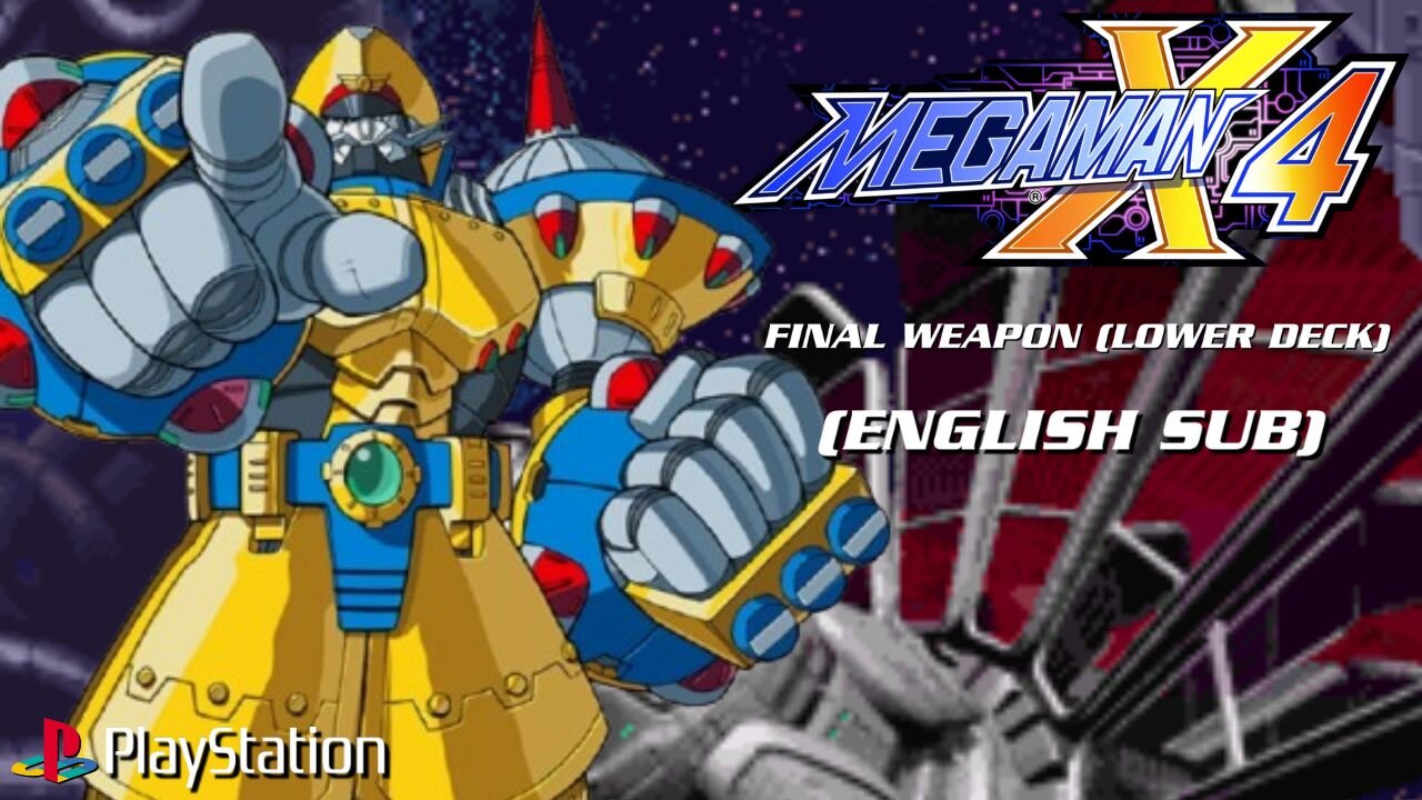 Mega Man X4 - Final Weapon (Lower Deck) (English Sub) ~ PlayStation
