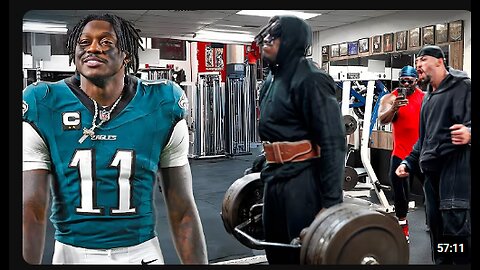 SUPER BOWL CHAMP AJ BROWN TRAINS @ THE MOST DANGEROUS GYM IN AMERICA