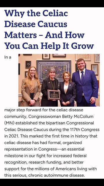 Celiac Disease Awareness Month Treatment Gluten Free