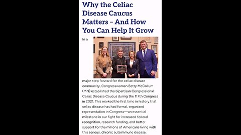 Celiac Disease Awareness Month Treatment Gluten Free