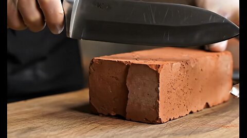 Brick slicing ASMR
