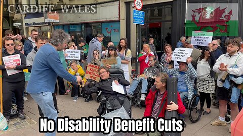 Cardiff Against Disability Benefit Cuts, Queen Street - 1