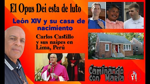 León XIV y su casa de nacimiento. Castillo y sus naipes en Lima, Perú. Opus Dei esta de luto.