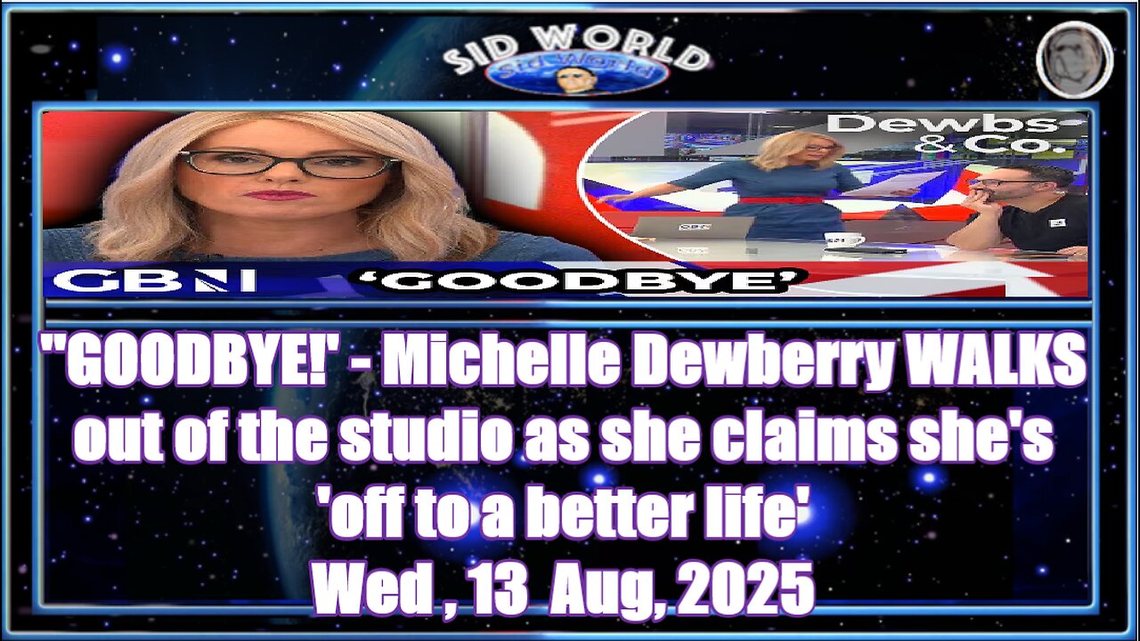 'GOODBYE!' - Michelle Dewberry WALKS out of the studio as she claims she's 'off to a better life'