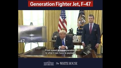 TRUMP❤️🇺🇸🥇🪽U.S🕺WORLDS FIRST SIXTH GENERATION🤍🇺🇸🏅🪽🛸 FIGHTER JET IN THE OVAL OFFICE💙🇺🇸🏅🪽🏛️⭐️
			