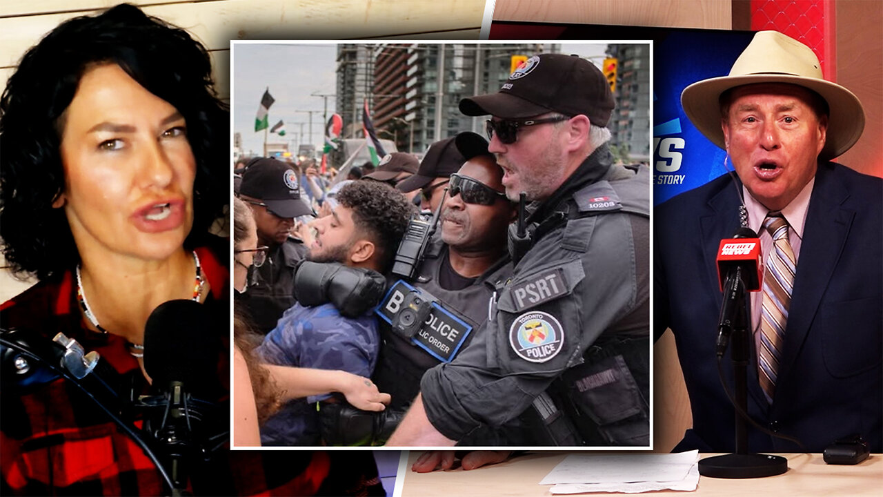 More than 10 anti-Israel demonstrators arrested during protest in downtown Toronto
