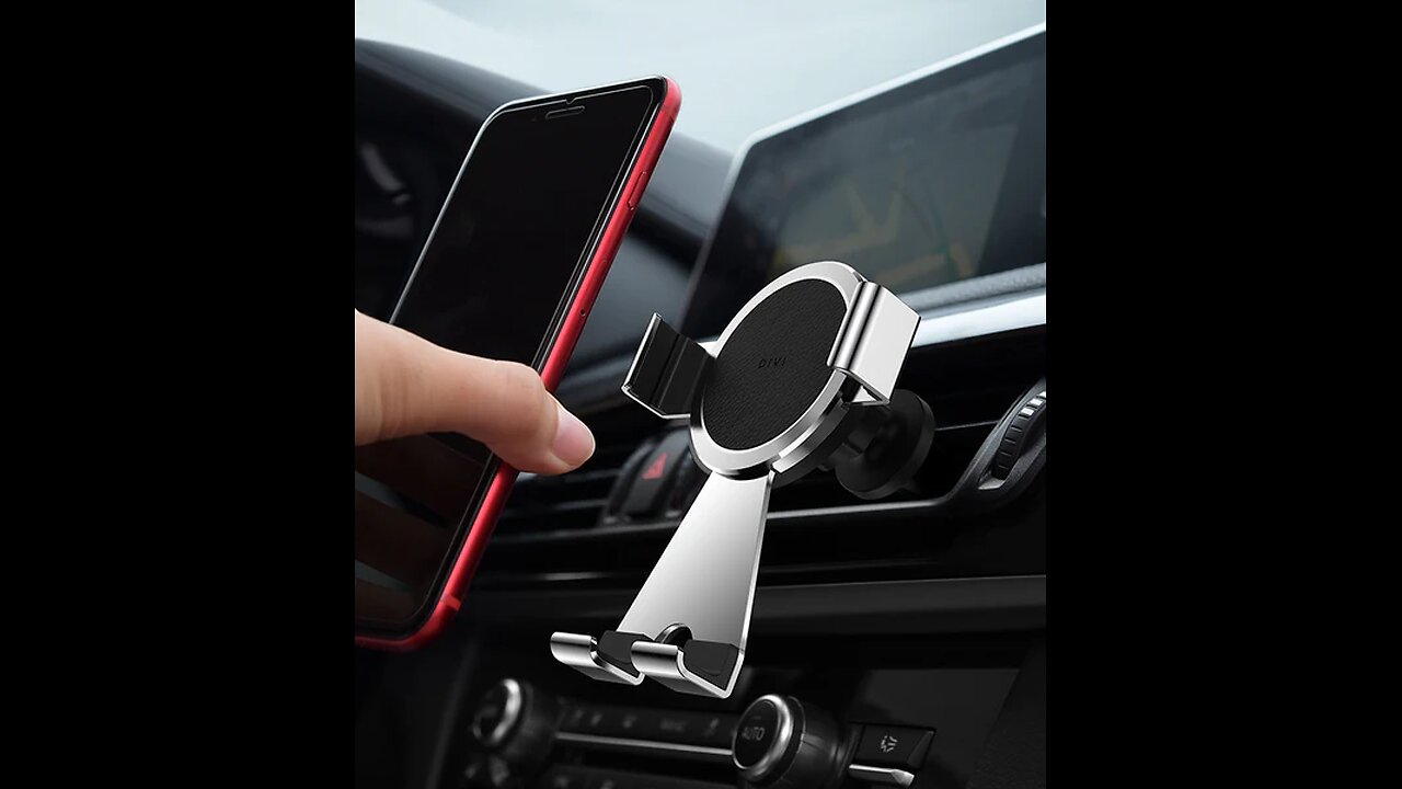 360 Degree Swivel Car Mount With Universal Fit Cradle & 4D Automatic Lock