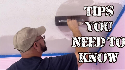Tips On Flattening A Textured Ceiling.