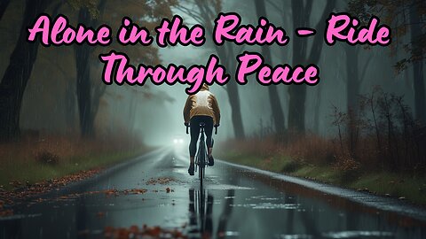 Rainy Forest Ride – 1 Hour of Calm Rain Sounds for Focus, Sleep & Relaxation