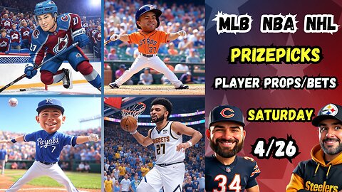 💰9 BEST MLB Picks Today SATURDAY 4/26/25 | ⚾️ MLB Props | 🏀 NBA PROPS | 🏒 NHL PROPS | PRIZEPICKS