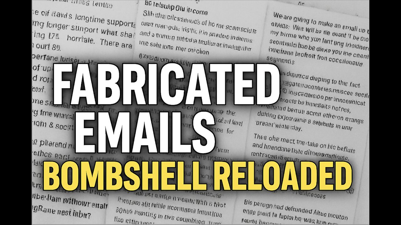 Bombshell Reloaded - Fabricated Emails