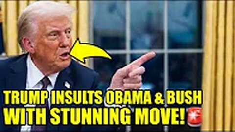🚨Trump Just DISRESPECTED Obama & Bush With A PETTY MOVE
