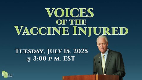 Voices of the Vaccine Injured: Senators Permanent Subcommittee on Investigations - July 15, 2025