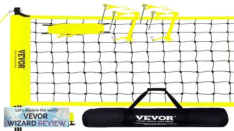 VEVOR Outdoor Portable Volleyball Net System Adjustable Height Steel Poles Professional Review