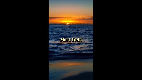 Mark 10:14 (NIV)