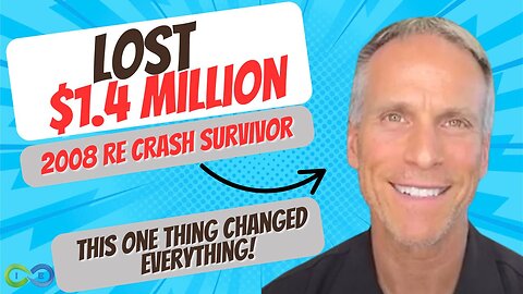 From $1.4M Loss to Tax-Free Millions - 2008 REI Crash Survivor Reveals Wealth Strategy