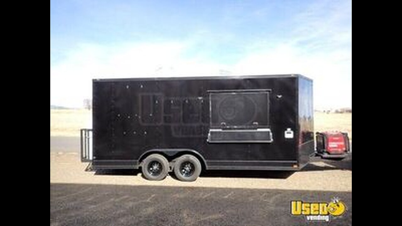 2023 Empire 8.5' x 18' Kitchen Food Concession Trailer with Pro-Fire System for Sale in New Mexico!