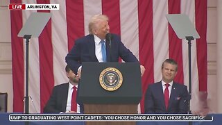 FULL SPEECH: President Donald Trump Delivers Remarks at Memorial Day Ceremony - 5/26/25