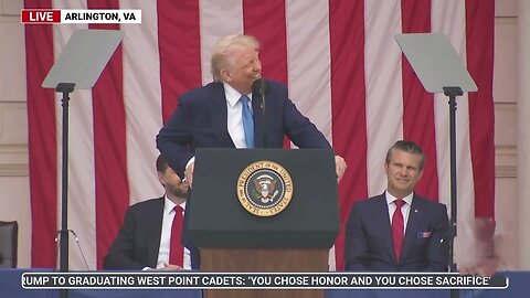 FULL SPEECH: President Donald Trump Delivers Remarks at Memorial Day Ceremony - 5/26/25