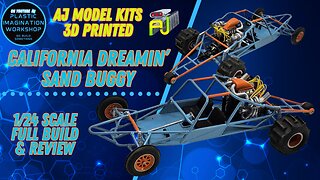 NEW Collaborator! AJ Model Kits + Build & Review of the 3D Printed "California Dreamin' Sand Buggy"