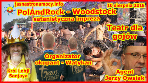 ✋ PolAndRock - Woodstock satanistyczna🤟impreza Organizator okupant - Z ARCHIWUM JSM 📚