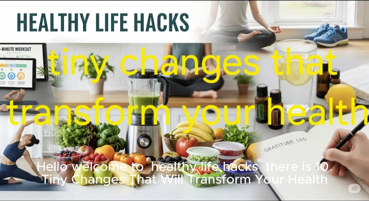 10 tiny Changes That Transform Your Health 💪😱