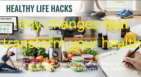 10 tiny Changes That Transform Your Health 💪😱