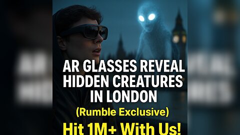 AR Glasses Reveal Hidden Creatures in London (Rumble Exclusive)