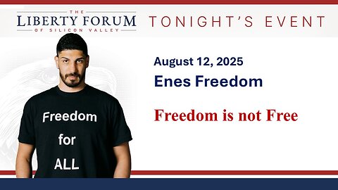 Enes Kanter Freedom ~ The Liberty Forum ~ 8-12-2025
