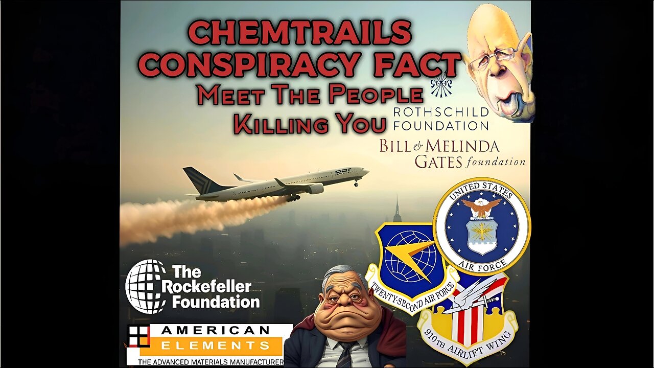 💥 Chemtrails - US Airforce 22nd Division & 190th Airlift Responsible - Globalist Financed
