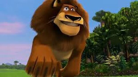 Lion Chases Zebra (part one) | Funny Madagascar Edit