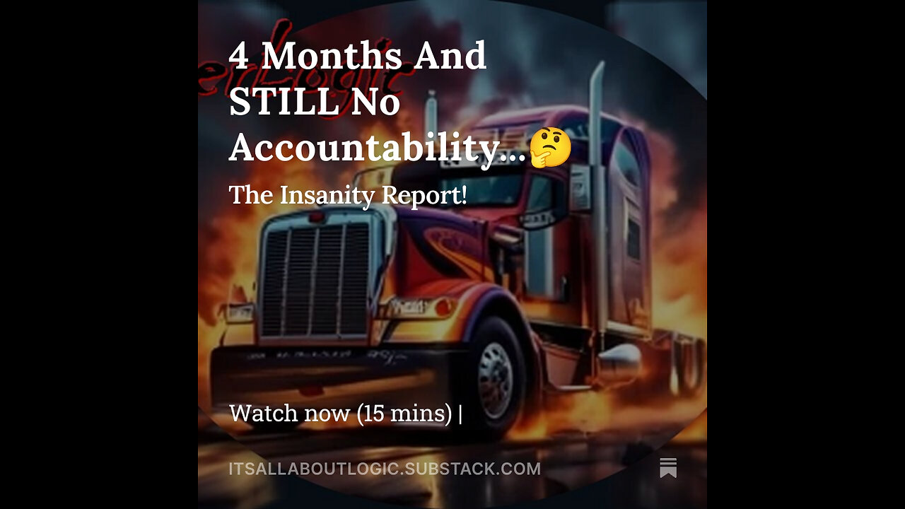 4 Months And STILL No Accountability...🤔