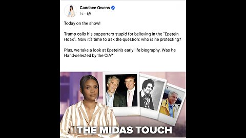 Candace ~ The Epstein Files Ep 1 ~ The Midas Touch