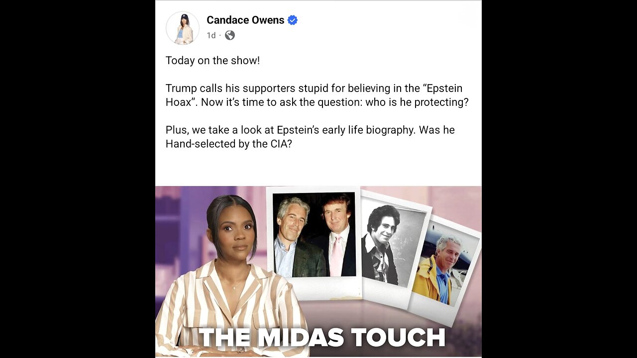 Candace ~ The Epstein Files Ep 1 ~ The Midas Touch