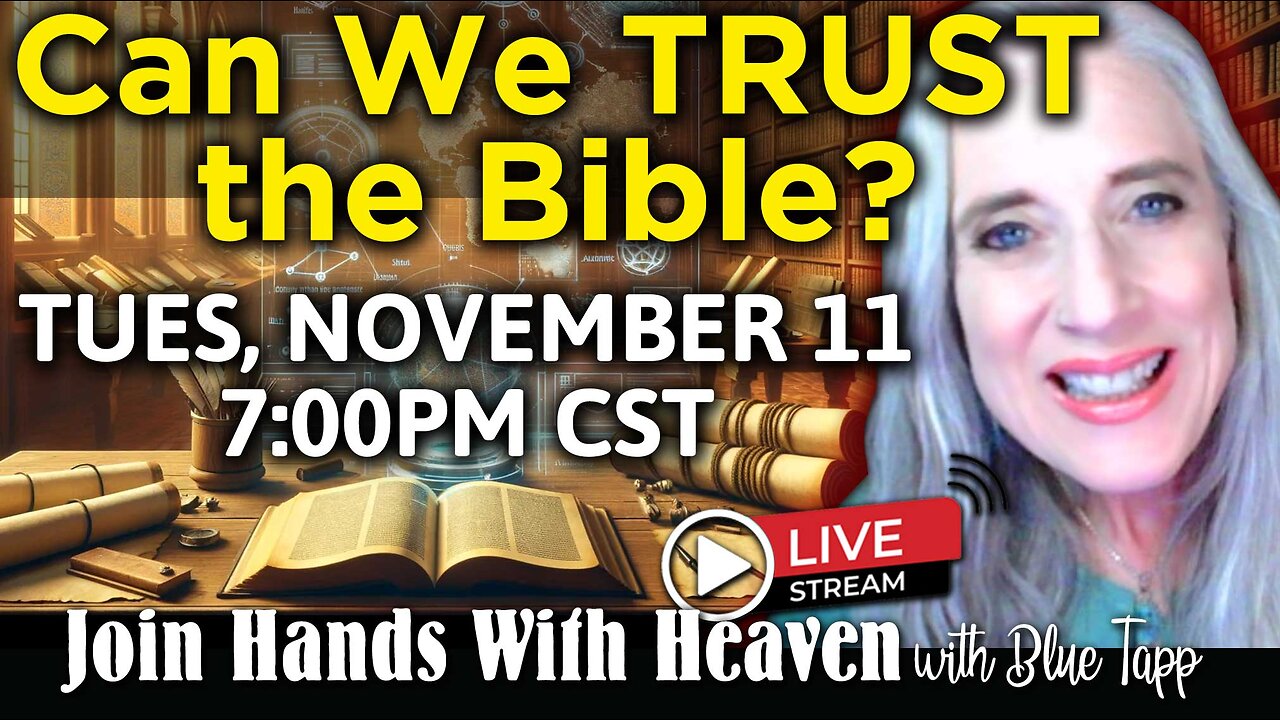 Can We Really TRUST the BIBLE? Blue Tapp LIVE!